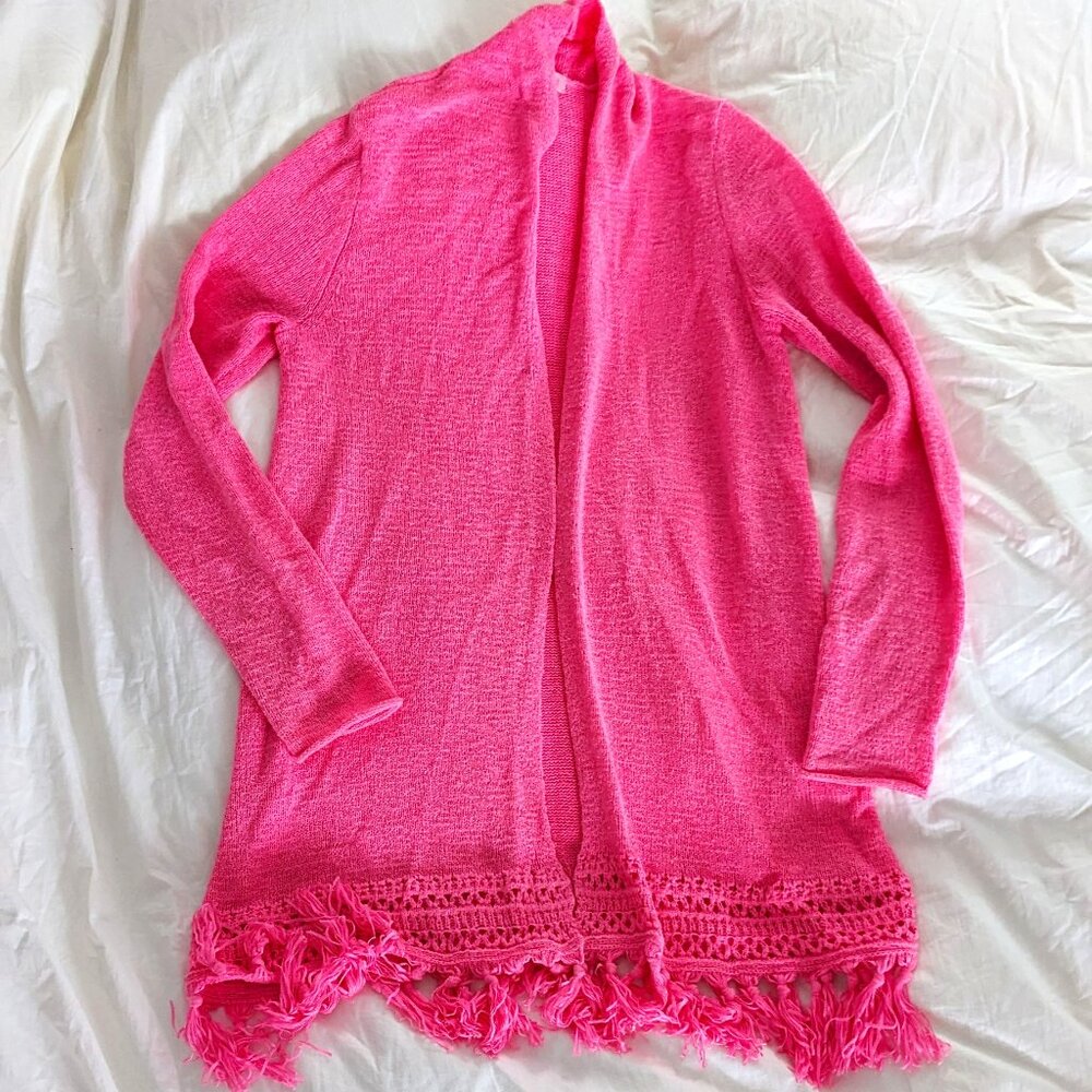 Fringed sweater
